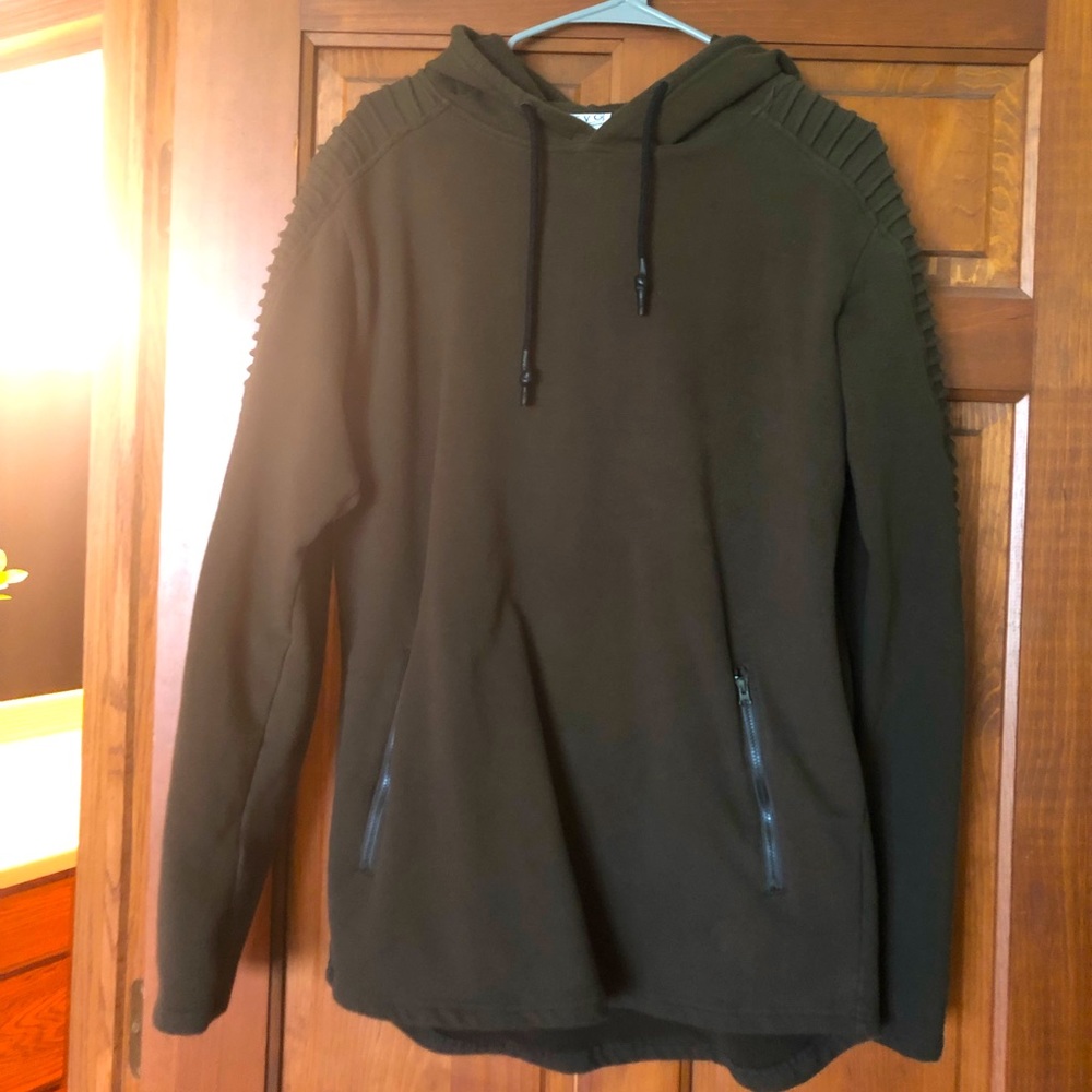 CVG Moto (constantly varied gear) tunic sweatshirt size large, olive green